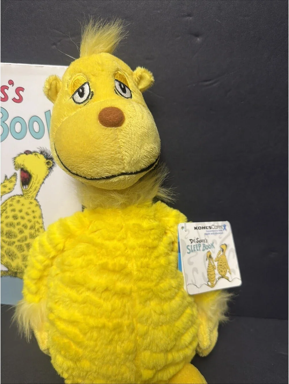 Dr. Seuss’s Sleep Book & Plush Lot 2012-13 Stuffed Yellow “Snoozapalooza” NWT